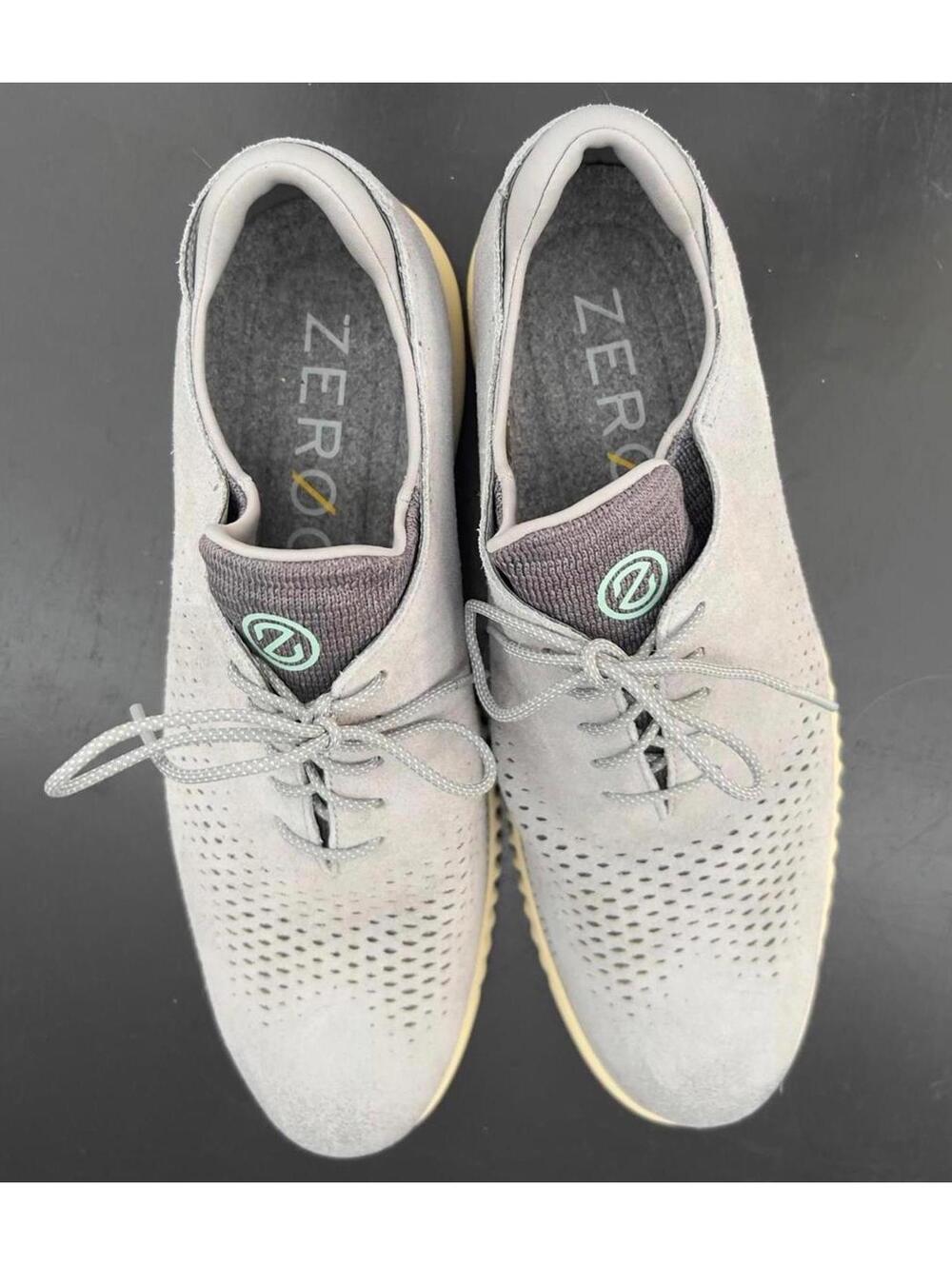 Cole Haan Men's Gray ZeroGrand Lace-Up Sneakers Size 10M